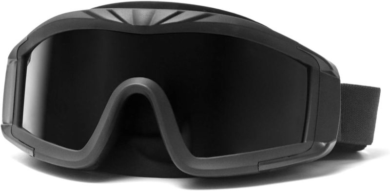Outdoor Sports Military  Tactical Goggles with 3 Interchangable Lens, for Riding, Black