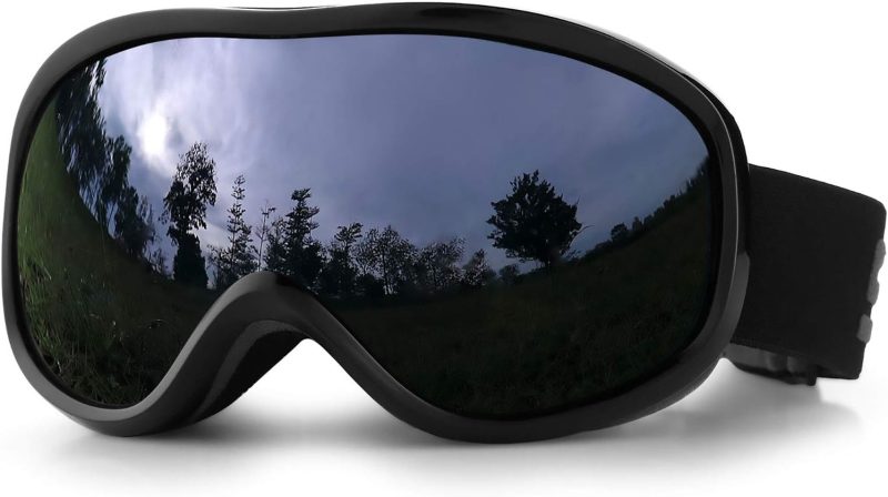 Ski Goggles Over Glasses with Dual lens, Anti-fog Anti- Snow Goggle for Men Women Youth Skiing Snowmobile